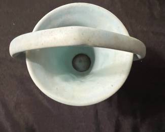 C99 - $40. Roseville 708-6" Silhouette Blue Basket. 