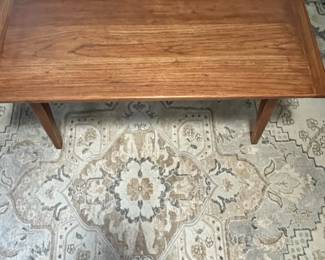 C25 - $50. Wooden Coffee Table / Bench. Measures 40.5" x 17" deep x 17.5" tall. 