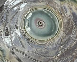 C16 - $30. Geoffrey Lloyd Pottery Platter in excellent condition! Measures 14.5"across  x 1.5" tall. 