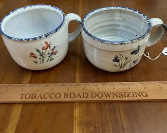 C84 - $25. Pair of Owens Pottery Mugs. 