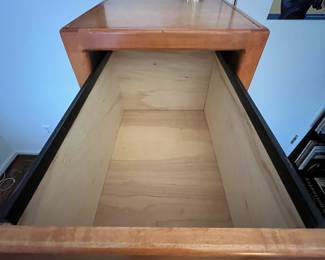 C42 - $50. Woodcraft 4 Drawer Filing Cabinet. Measures 17.75" wide x 24" deep x 52" tall. All drawers slide. In very good vintage condition. 