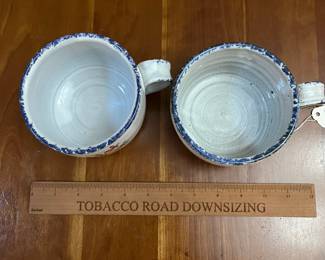 C84 - $25. Pair of Owens Pottery Mugs. 