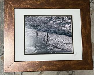 C28 - $15. Signed Framed Photograph. Framed it measures 17.5" x 14.5". 