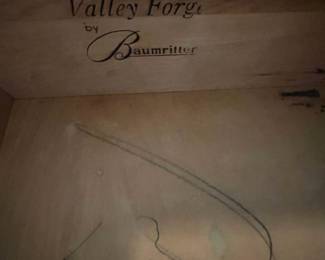 C31 - $30. Single Nightstand. Valley Forge by Baumritter. 