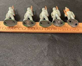 C75 - $20. 1930's Barclay Manoil Lead West Point Cadets. Set of 5.