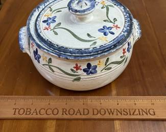 C83 - $30. Nancy Owens Brewer Dish & Lid. 