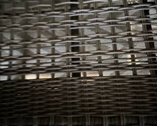 C91 - $100. Hampton Bay Loveseat. Measures 56" wide x 36" tall x 34" deep. 