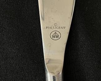 C11 - $60. Pfaltzgraf Stainless Flatware. 8 Place Settings - 5 Serving Pieces. 