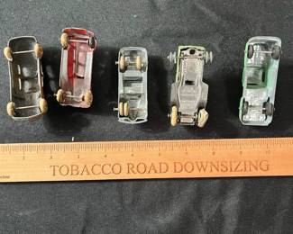 C81 - $40. Lot of 16 Vintage Metal Toy Cars, Planes, Truck & Tractor. 