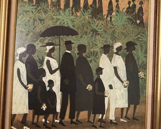 Funeral Procession by the African-American artist Ellis Wilson