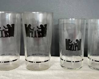 Hall Silhouette Glassware Tumblers