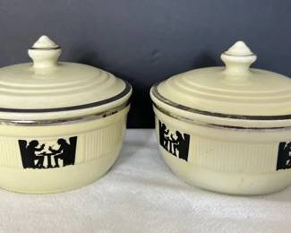 Hall Tavern Ware Silhouette Dishes