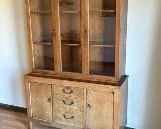 MidCentury Modern Wood Hutch