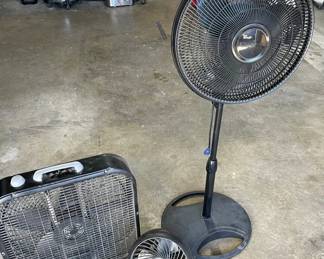 Three Electric Fans