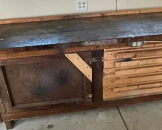 Heavy Duty Wood Workbench