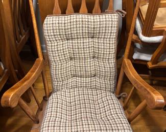 Joseph Cardinal Bernardini sat in this chair. Thursday 3/5/87.