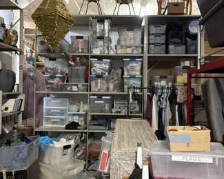 All items have been pulled out and priced.