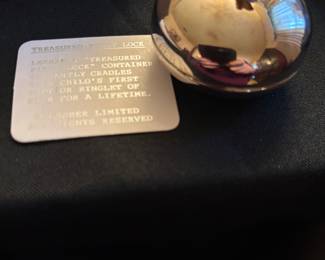 Keepsake for Baby’s First Lock of Hair