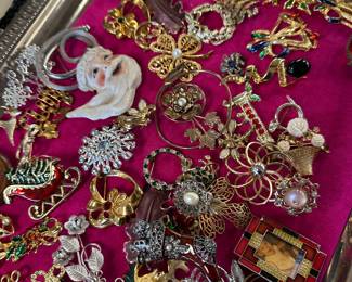 Small sample of brooches