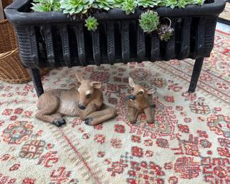 Old cast iron planter