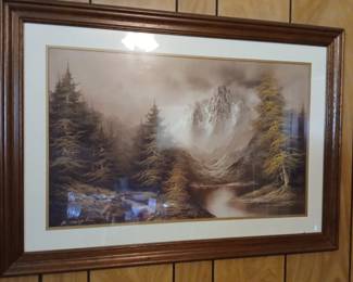 Framed Landscape Print by B Chipton