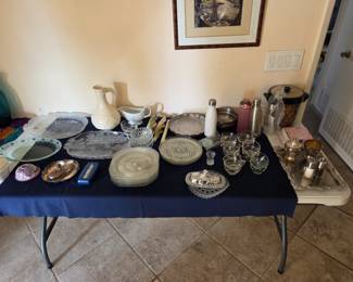 Miscellaneous platters, cups and more.