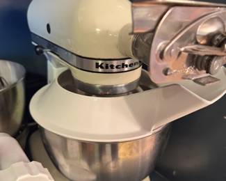 KitchenAid with food grinder, slicer/shredder
