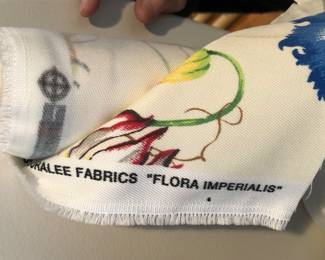 Bolts of fabric; some good for outside