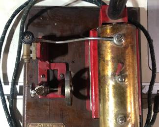 Vintage Toy Steam Engine by Weeden