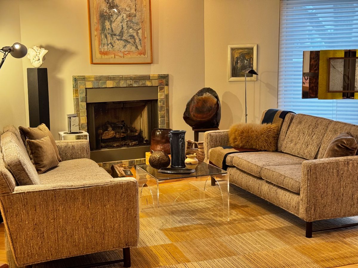 Filled with fine art and modern design