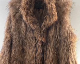 Genuine Fur Vest Natural Fox Blend