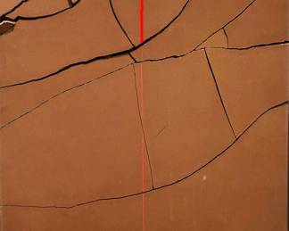 JIM MELCHERT
(American, 1930-2023)
"Reno to Vegas", 1995
Glazed earthenware and pencil