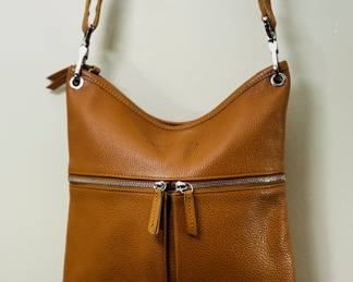 Longchamp Full - Grain Leather Crossbody