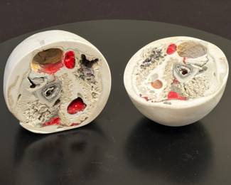 REBECCA "BECCA" RANDALL TUFTS-BHOWMICK
(American, b. 1977)
Slice 35, Slice 36, 2010,
Porcelain, glass