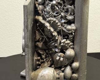 MAY WILSON
(American, 1905-1986)
Open Door, 1970,
Sculpture made from found objects,
metallicized spray paint