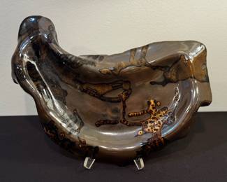 DOROTHY DUNITZ
(American, 1919-2016)
, Freeform Platter, c.1985
, Glazed ceramic