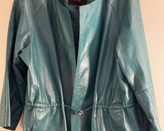 Lafayette 148 New York Lambskin Leather Jacket