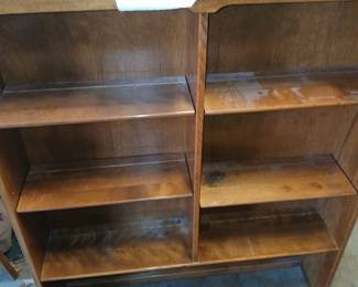 walnut shelving for desk top