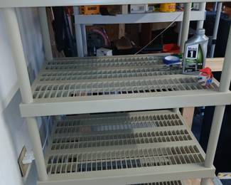 plastic shelving