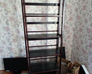 folding black 70" x 34" shelving