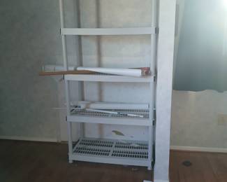 plastic stacking shelving for storage