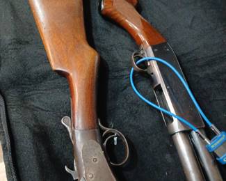 ITHACA MODEL 37 SHOTGUN $500, EXCEL 410 SHOTGUN $100 BOTH GOOD TO V G. 