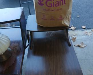 mid century laminate end tables