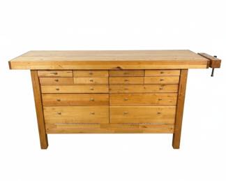 Solid Wood Workman's Cabinet/Chest