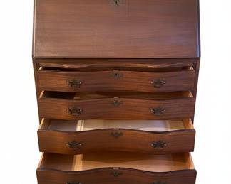 Antique Secretary Desk with a Slant Front