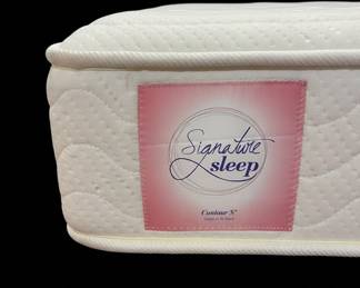 Twin Bed Frames with Twin Signature Sleep Mattresses