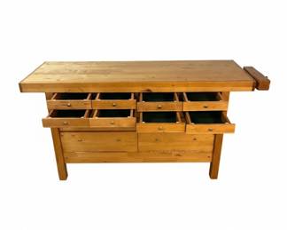 Solid Wood Workman's Cabinet/Chest