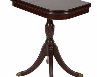 Antique Swivel Top Game Table