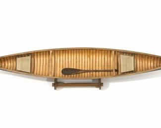 Vintage Model Canoe