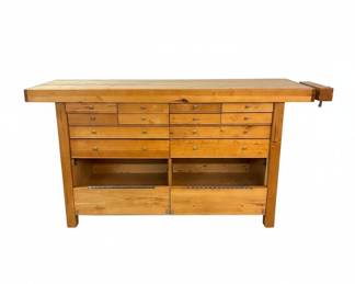 Solid Wood Workman's Cabinet/Chest
